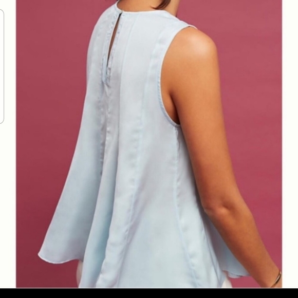 Anthropologie Eri and Ali pleated blouse - Picture 4 of 5